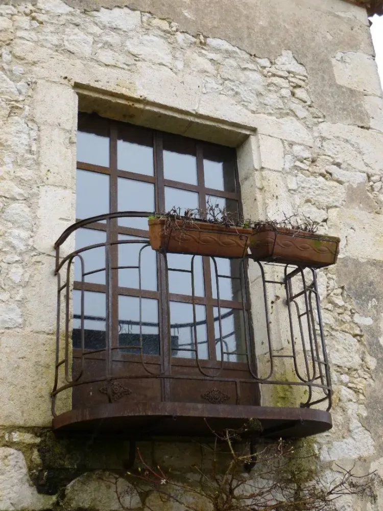 balcon en fer forgé