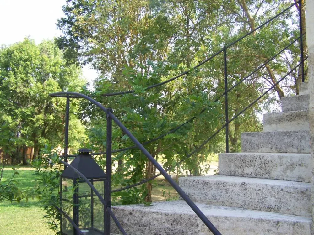 rampe d'escalier en pierre