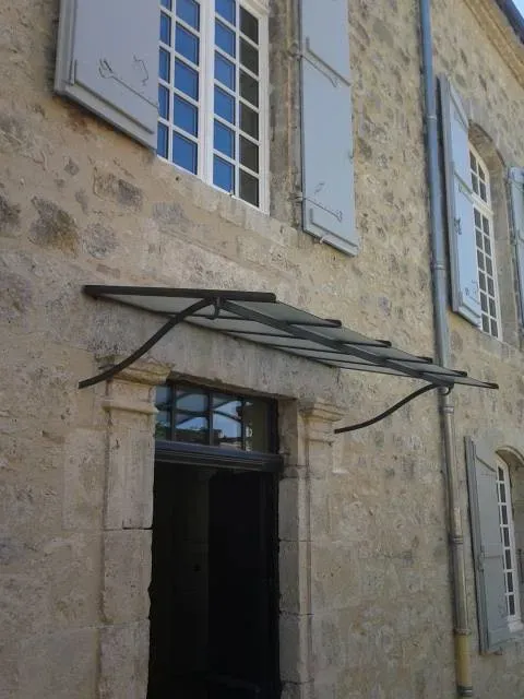 marquise verre et fer