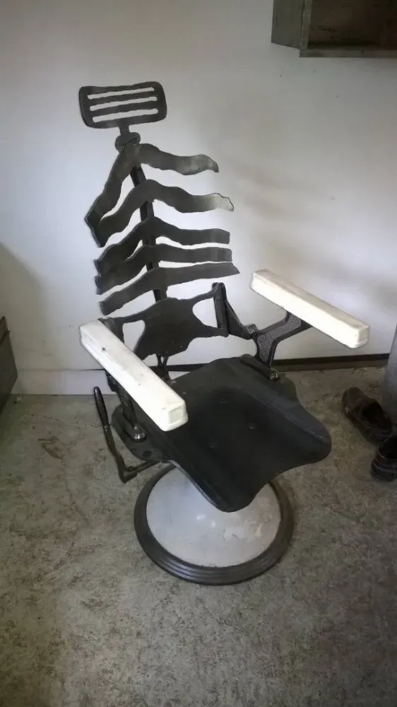 chaise en fer forgé